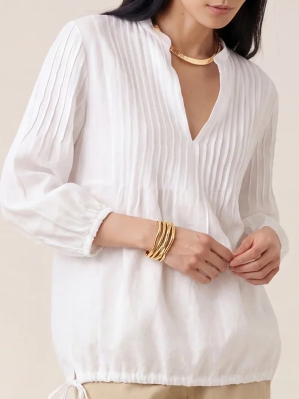 120 Lino linen tunic, Large